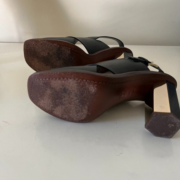 Tory Burch Bleeker Heel, Black, Size 9M - Picture 3 of 7